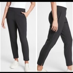 Athleta Broolin Black Slim Fit Ankle  Pants Size 6